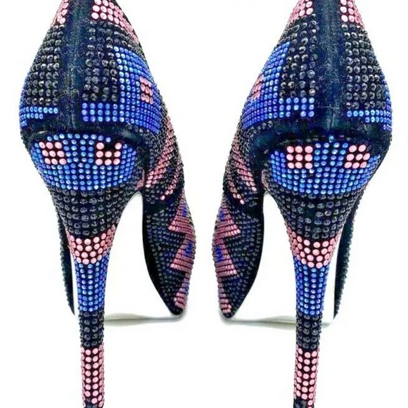 Mascotte Platform Stiletto Heels Multicolour Studs - Picture 8 of 12